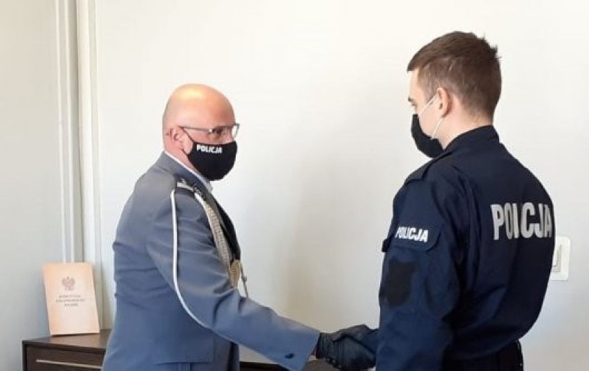 Kolejny nowy policjant w Komendzie Powiatowej Policji w Górze. Po kursie rozpocznie służbę na terenie powiatu