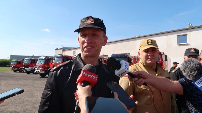 Wielkopolscy strażacy będą gasić pożary w Grecji. Wyruszyli wspólnie z Leszna