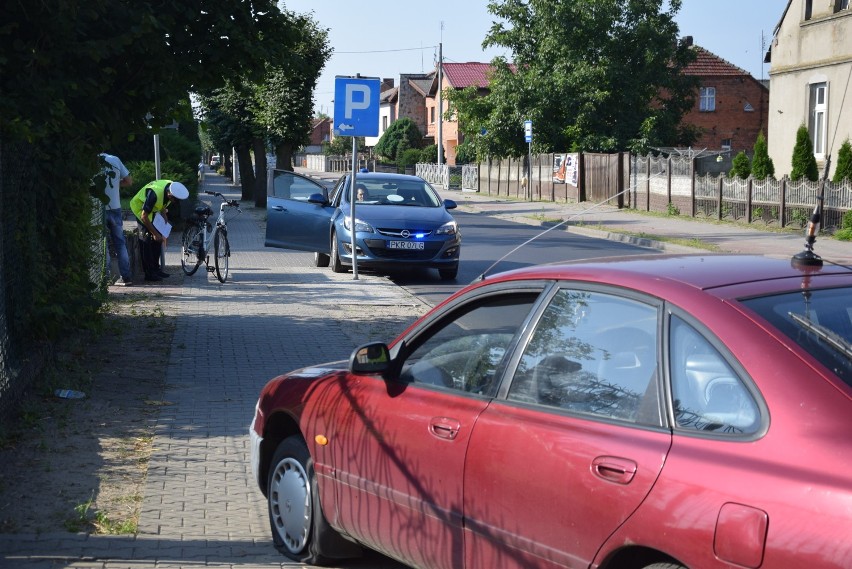 Potrącenie rowerzystki w Rozdrażewie [ZDJĘCIA]