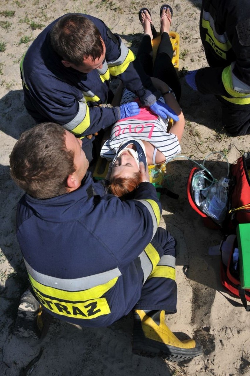 Śrem: pokazy ratownictwa na plaży nad Jeziorem...