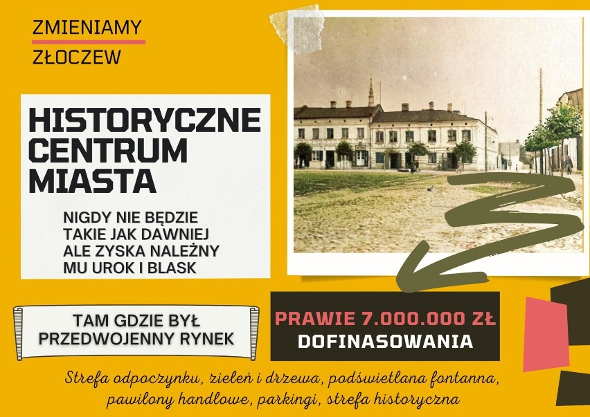 Wyładnieje historyczne centrum Złoczewa i szkoła. Inwestycje za 10 mln zł. Umowy podpisane ZDJĘCIA