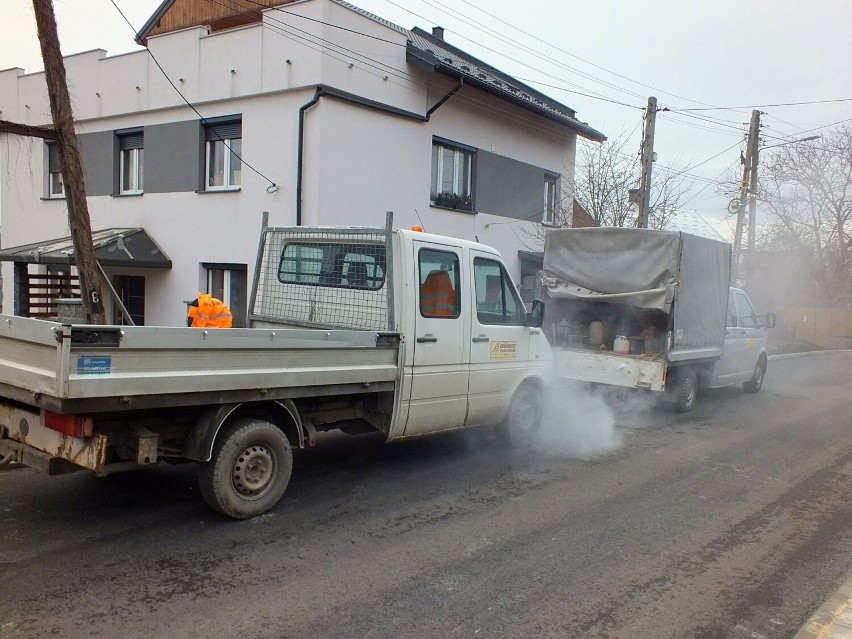 Na ulicy Duboisa w Starachowicach trwają ostatnie prace...