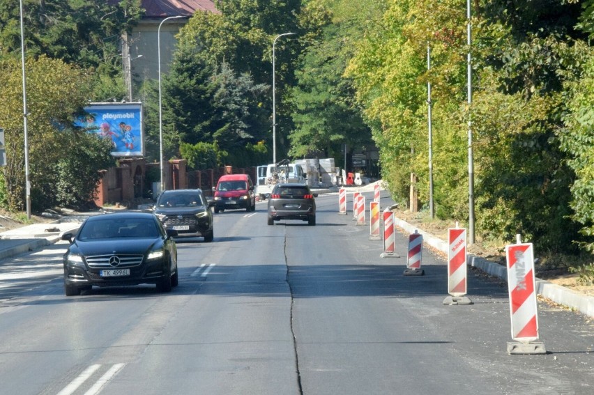 Od czwartku zmiany na ulicy Ogrodowej w Kielcach. Remont może się skończyć wcześniej