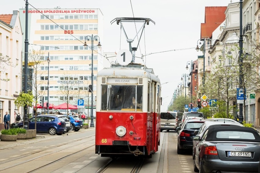 Zabytkowy tramwaj wyjechał w majówkę na ulice Bydgoszczy.