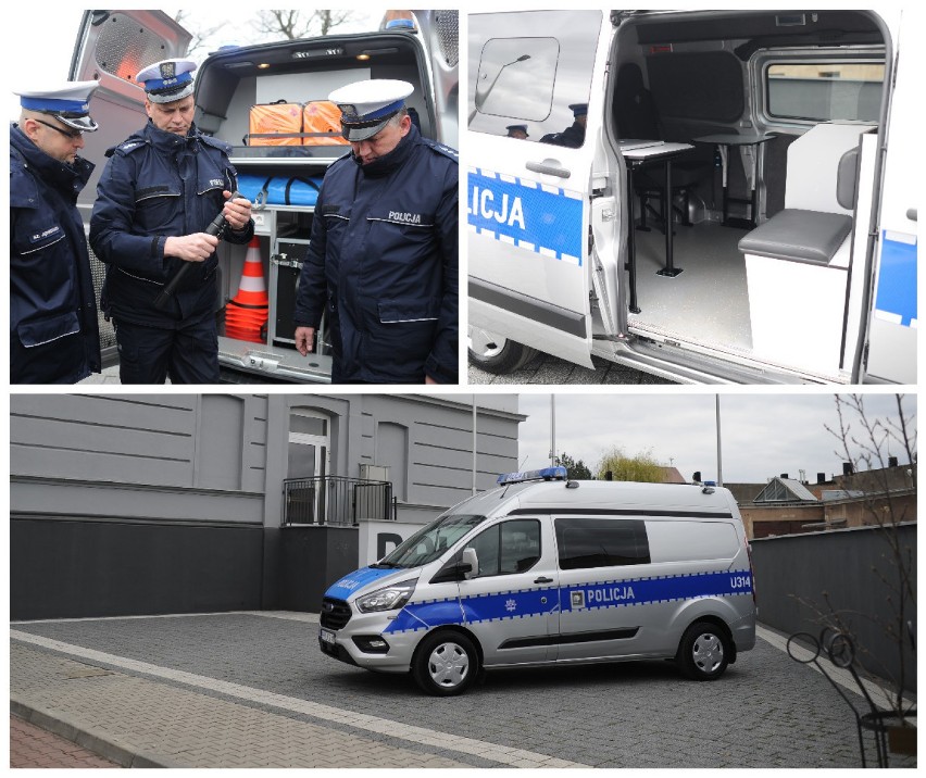 Nowe auta dla policji w Lesznie. Drogówka ma prawdziwe biuro na kółkach [ZDJĘCIA] 
