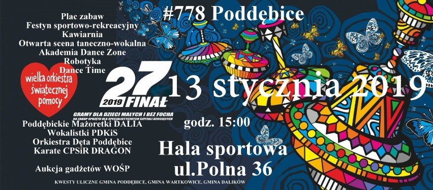 WOŚP 2019 Poddębice