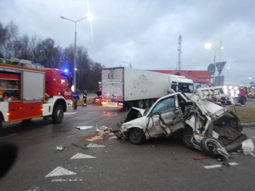 Wypadek w Gołdapi