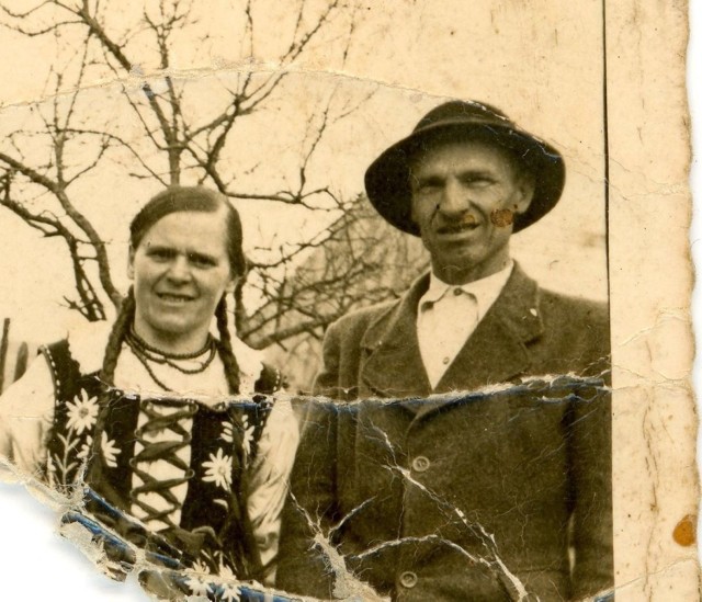 Wojciech Mszanik z żoną. Fot. ze zbiorów własnych Anny Madej-Ptak