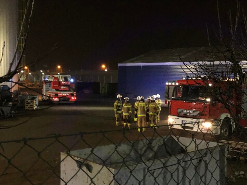 Pożar w Leszczyńskiej Fabryce Pomp. Ewakuowano pracowników