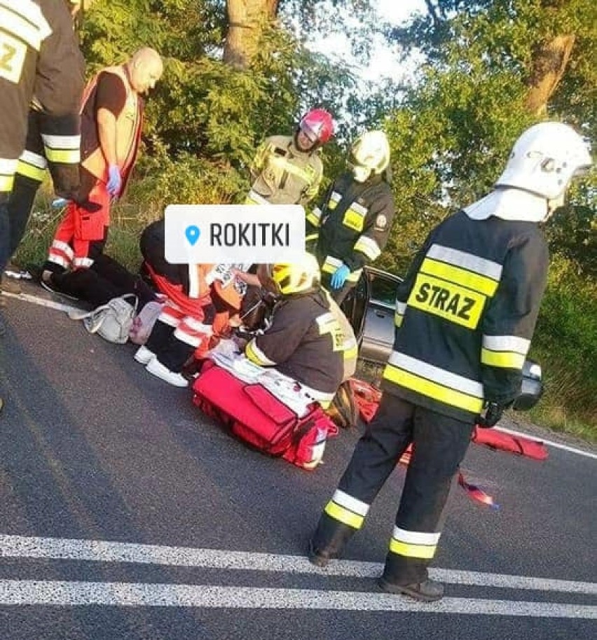 Wypadek w Rokitkach