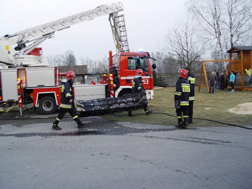 Pożar domu w gminie Brąszewice