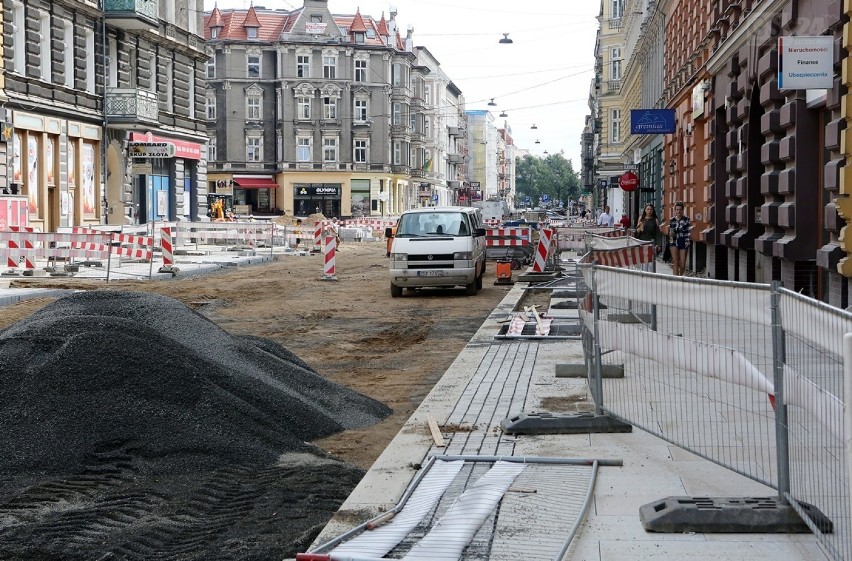 Przebudowa ulicy Jagiellońskiej na półmetku [ZDJĘCIA, WIDEO]