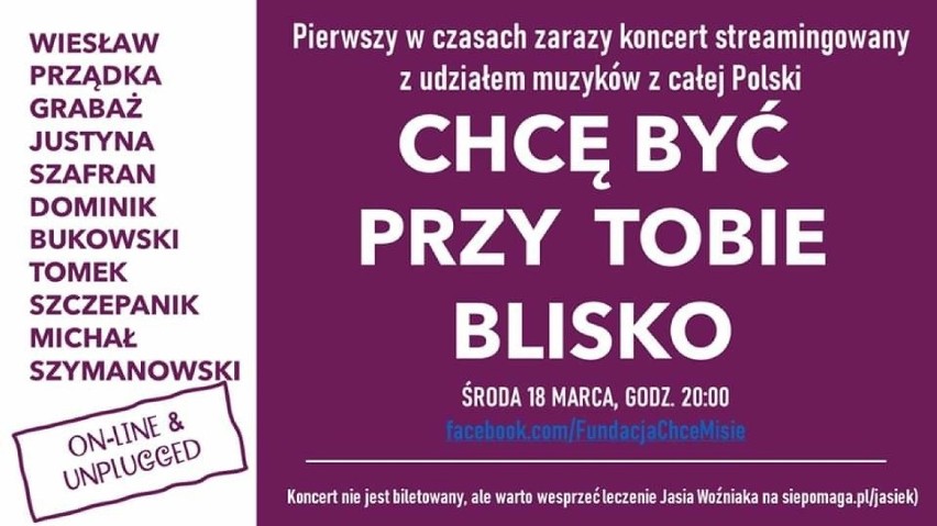 Koncert Fundacji CHCEmisie „Chcę być przy Tobie blisko”, na...