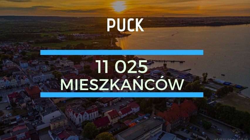 Puck jest małym miastem z liczbą mieszkańców wynoszącą 11...