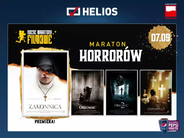 Maraton Horrorów w kinach Helios! Już się boisz?