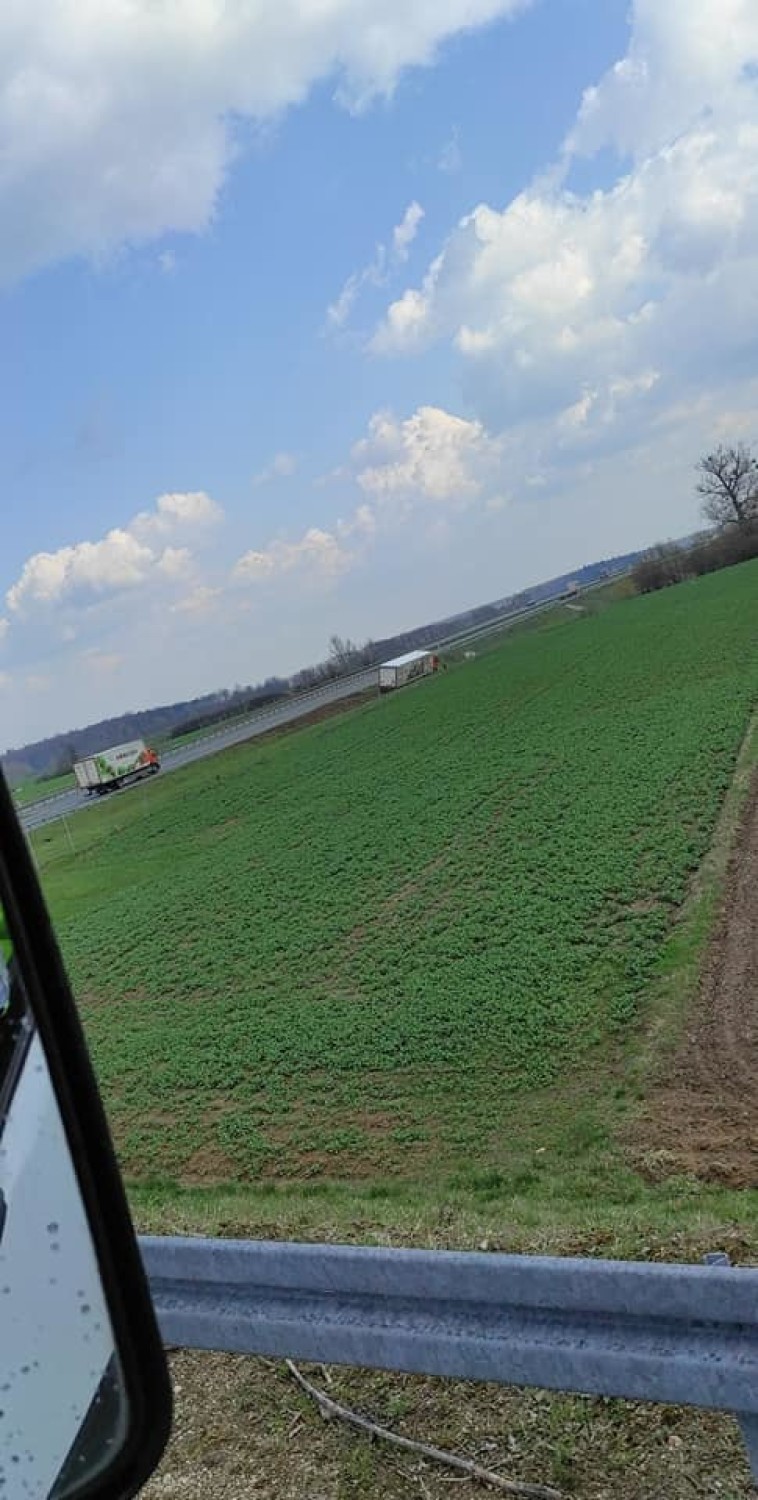 Wypadek na autostradzie A1