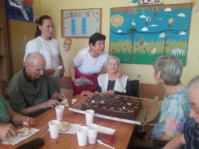 Urodziny 103 latki w Szopienicach