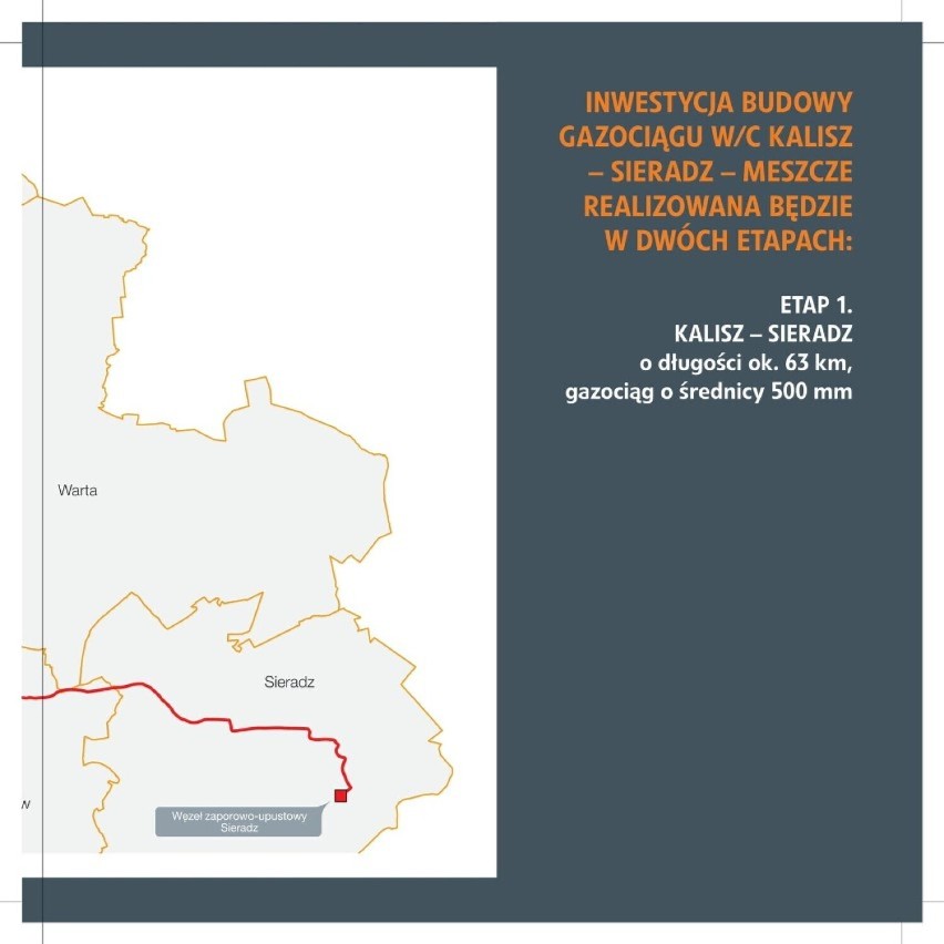 Budowa gazociągu wysokiego ciśnienia Kalisz-Sieradz. Obwieszczenie wojewody łódzkiego. Czas na uwagi ZDJĘCIA, OBWIESZCZENIE