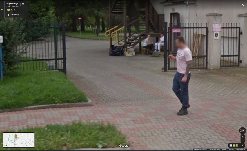 Mieszkańcy Pucka na Google Street View. Zobacz kogo przed...