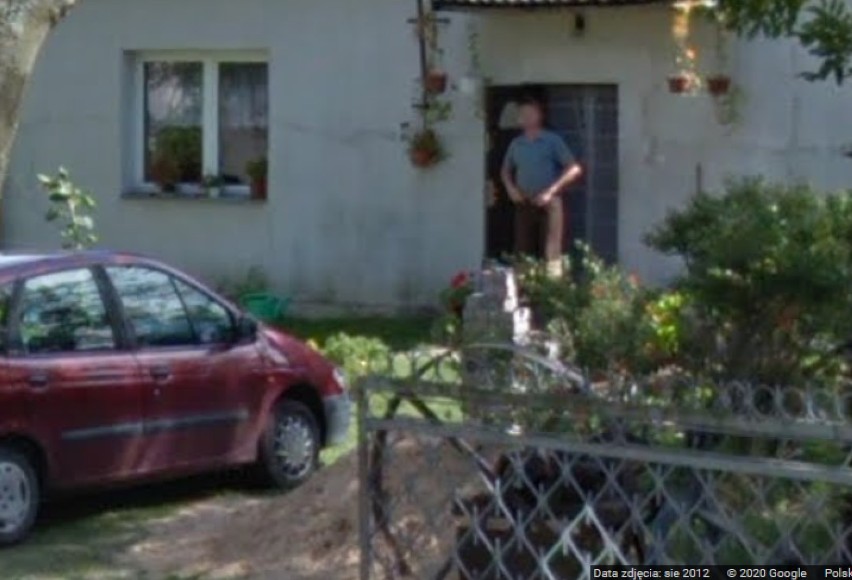 Mieszkańcy gminy Koneck w obiektywie Google Street View