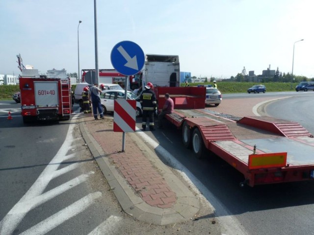 Wypadek na obwodnicy w Śremie. Korek na drodze 434 i ul. Gostyńskiej 15 września 2014