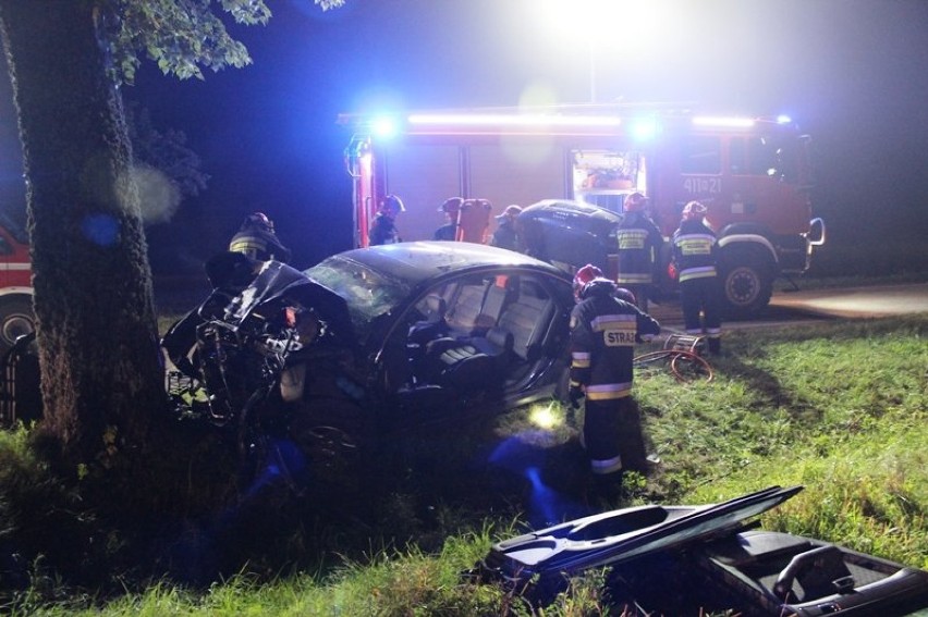 Tragiczny wypadek w pobliżu Braniewa. Zginął kierowca [ZDJĘCIA]