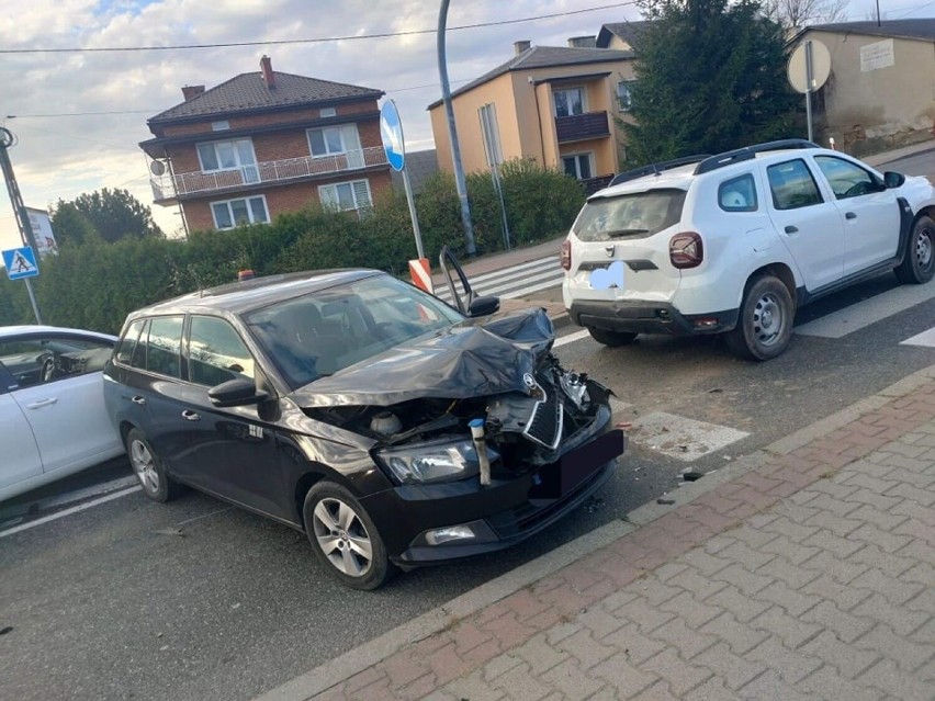 W Przegini na drodze krajowej doszło do wypadku