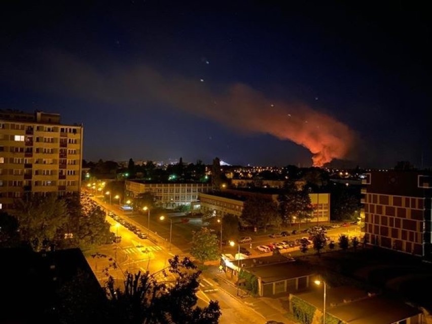 Pożar przy ulicy Starogroblowej