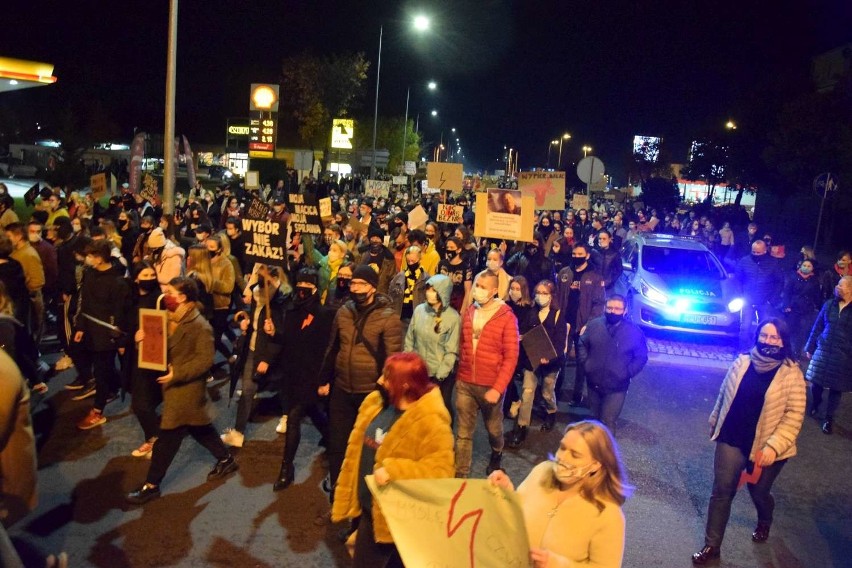 W środę w Wągrowcu odbył się protest po wyroku Trybunału...