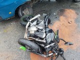 Poręba: Motocyklista ranny w wypadku [FOTO]