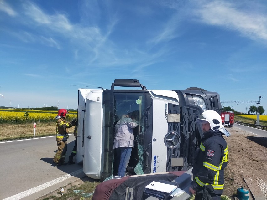 Wypadek na autostradzie A4 na wysokości Legnickiego Pola, zobaczcie zdjęcia