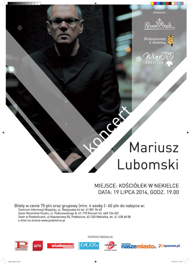 Koncert Mariusza Lubomskiego w Nekielce.