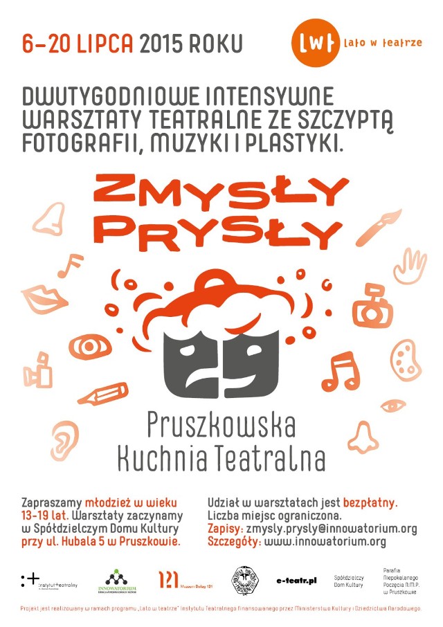 "Zmysły prysły" czyli warsztaty teatralne dla młodzieży w Pruszkowie