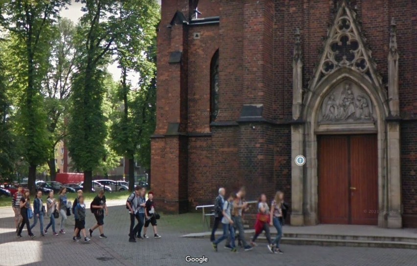 Przyłapani w Siemianowicach Śląskich przez kamerę Google Street View