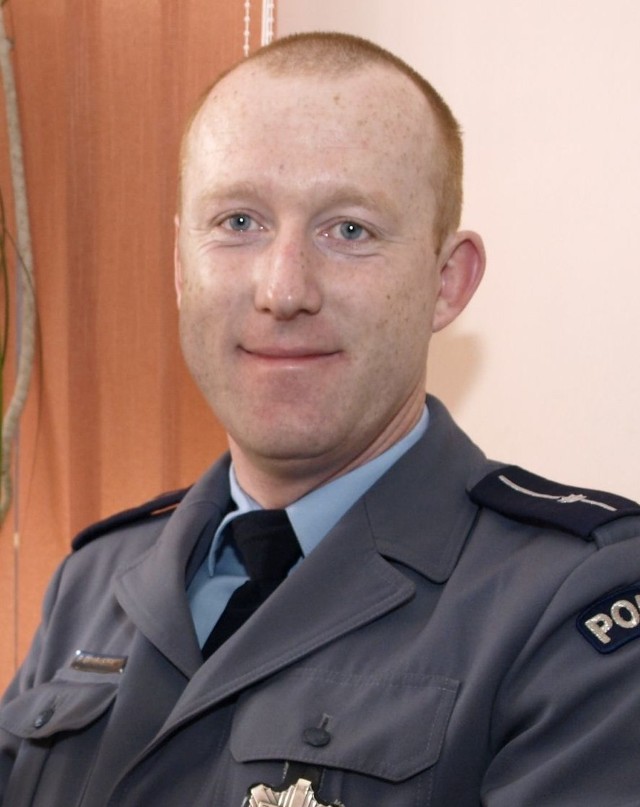 Policjant Piotr Grabaszewski wziął udział w ekstremalnym rajdzie