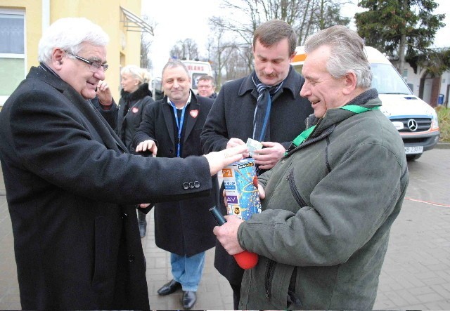 Starosta Józef Puczyński i prezydent Tczewa Mirosław...