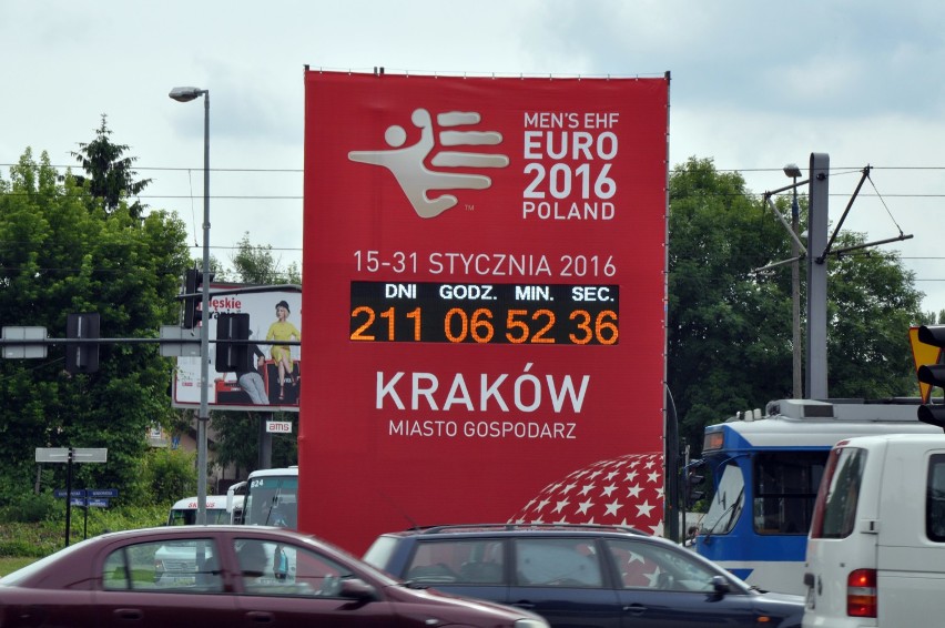 Kraków. Zegar odlicza już czas do Euro 2016 [ZDJĘCIA]