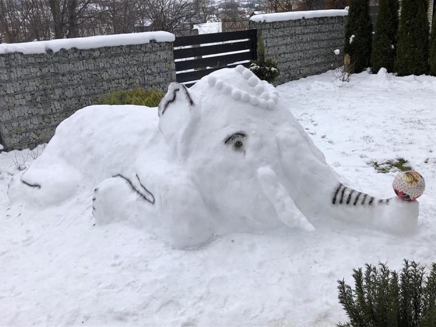Konkurs zimowy "Rzeźba ze śniegu" 2021