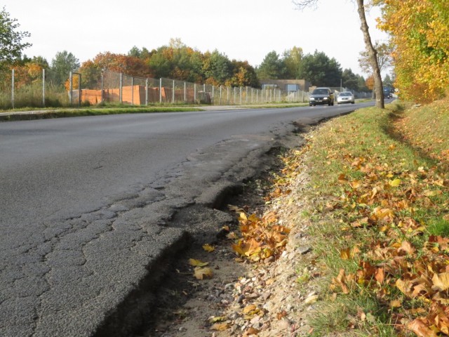 Droga powiatowa na odcinku Brodnica-Zbiczno według radnej Mirosławy Karpowicz wymaga remontu