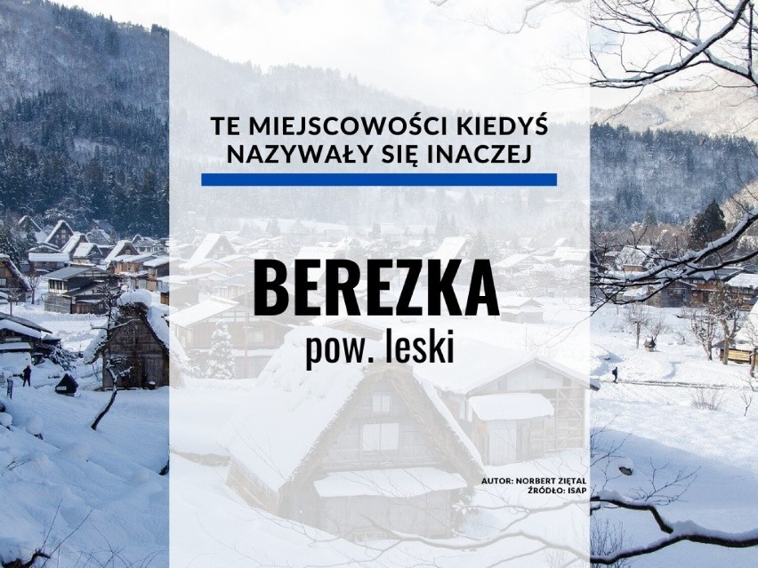 Berezka, w gminie Solina, w powiecie leskim, w latach...