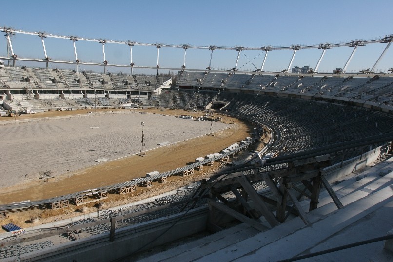 Stadion Śląski: Co nowego na budowie? [ZDJĘCIA + WIDEO]