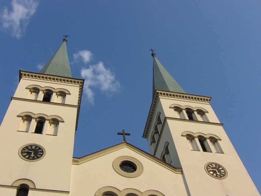 Mikołów. Bazylika św. Wojciecha w Mikołowie zbudowana w...
