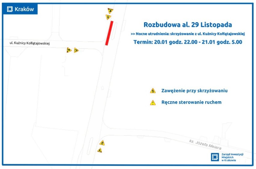 Kraków. Nowy tydzień przynosi sporo zmian w ruchu