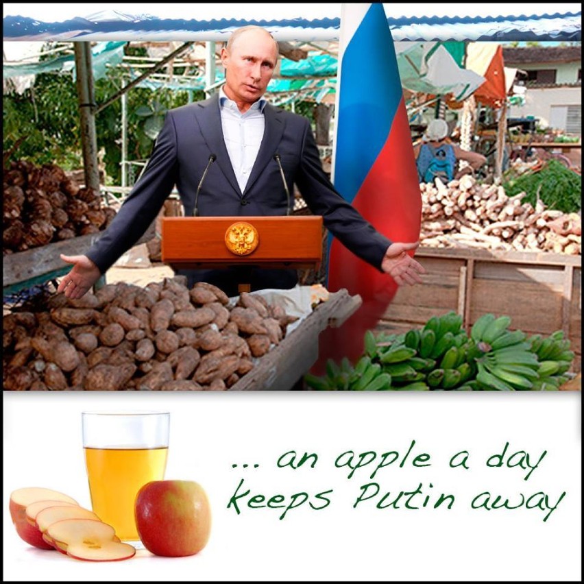 #jedzjabłka #pijcydr - postaw się Putinowi: Akcja w...