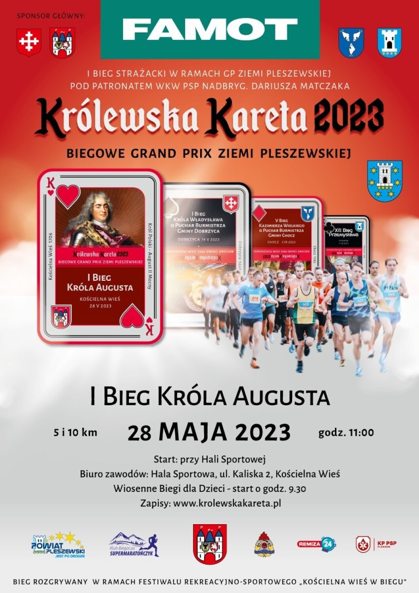 Grand Prix Ziemi Pleszewskiej składa się z czterech biegów....