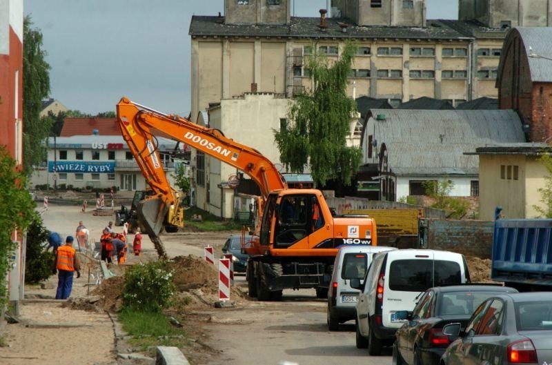 Inwestycje w Ustce: Ciąg dalszy remontu ulicy Westerplatte [ZDJĘCIA]