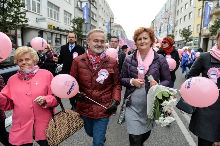 Marsz Różowej Wstążki w Gdyni [ZDJĘCIA]
