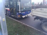 Wypadek w Bydgoszczy. Kobieta uderzyła w autobus na ul. Wojska Polskiego [zdjęcia]