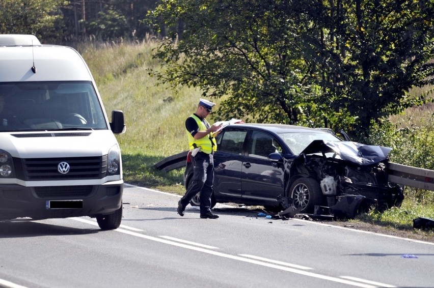 Wypadek na drodze krajowej nr 10 pod Piłą