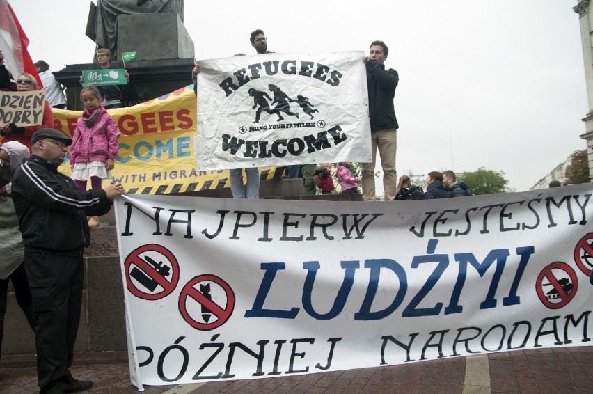 12 września w Warszawie odbyła się demonstracja "Uchodźcy...